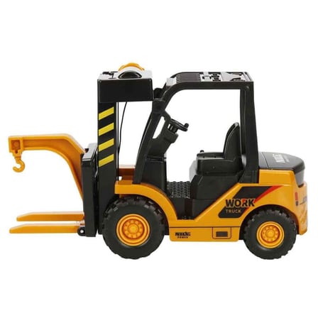 Maxx Wheels Sürtmeli Forklift Oyuncak Şantiye Araç Seti