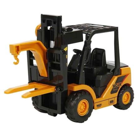 Maxx Wheels Sürtmeli Forklift Oyuncak Şantiye Araç Seti