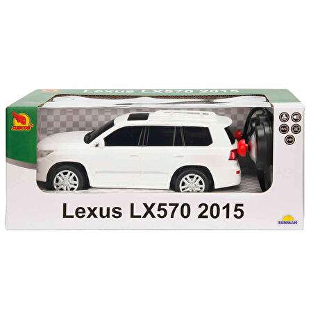 Suncon 1:24 Lexus LX570 2015 Işıklı Uzaktan Kumandalı Araba 39489 Beyaz