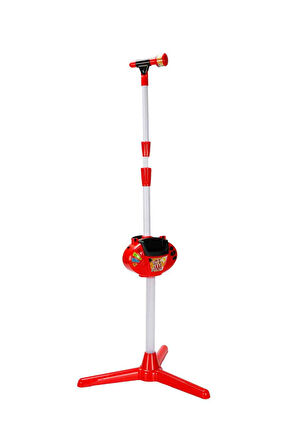 Sahne Artık Evde! Müzikli ve Işıklı Ayaklı Kırmızı Mikrofon ile Eğlence Başlasın