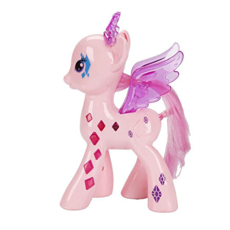 Işıltılı Pony Figür - Işıklı Figür - Pembe