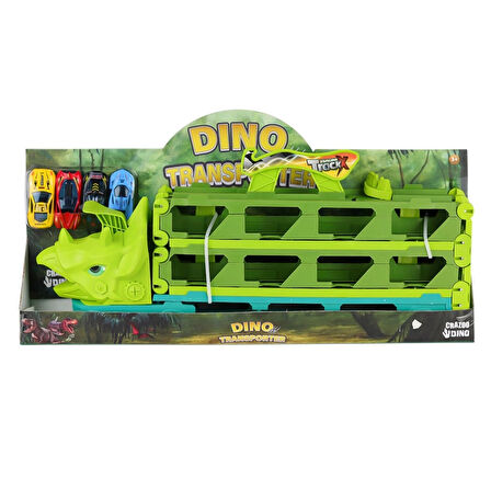 4529 Dino Transporter Yarış Pisti + 4 Araç -Sunman