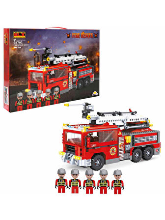 BLX Fire Rescue İtfaiye Aracı ve Yangın Söndürme Ekibi 949 Parça