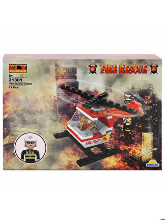 BLX Fire Rescue İtfaiye Helikopteri 71 Parça