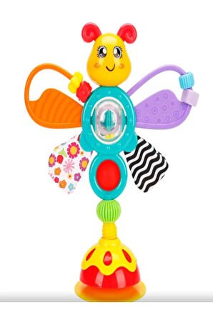 Toys S00004668 Zemine Sabitlenen Kelebek Figürlü Çıngırak ve Dişlik