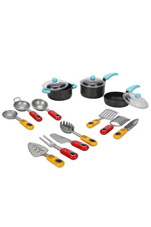 Little Chef ile Hayali Lezzetler | Mutfak Gereçleri Oyun Seti 16 Parça