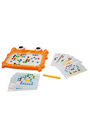 Sevimli Yengeç Manyetik Çizim Tahtası – 50 Boncuklu Manyetik Kalemli Çocuk Eğitim Oyuncağı