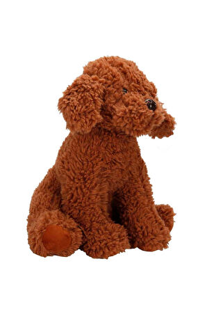 Poddle Köpek Peluş 33 cm - Koyu Kahverengi