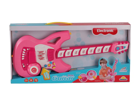 4933 SUN-YFN-ECH-GİTAR FONK TUŞLU ASKILI PEMBE SESLİ