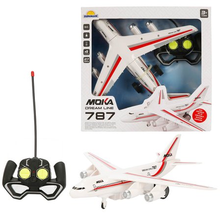 R/C UÇAK YOLCU MOKA DREAM LINE 787 F/F 3.7V.USB 27MHZ.