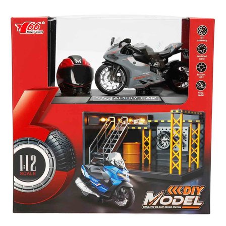 MYG-MOTOSİKLET 1/12 DUCATI PB.SES/IŞIK 3A.