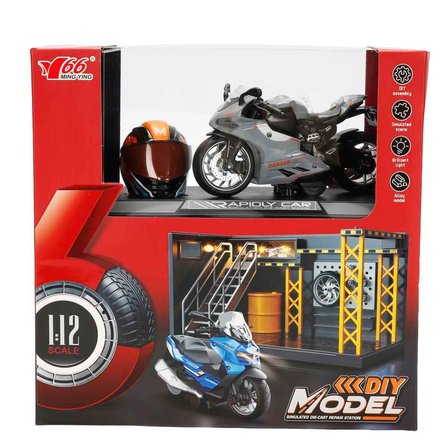 MYG-MOTOSİKLET 1/12 DUCATI PB.SES/IŞIK 3A.