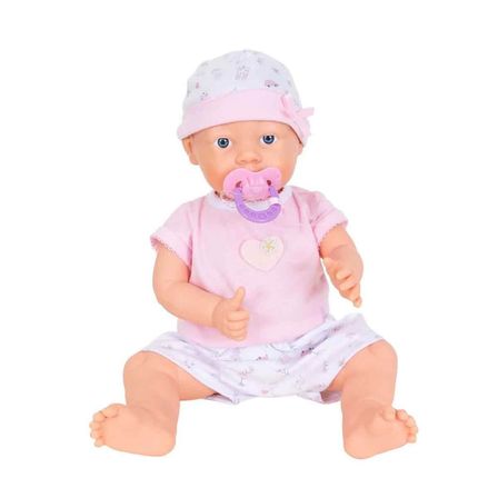 Sesli Maia Parmak Emen İlk Bebeğim 45 cm | Aksesuarlı İnteraktif Oyuncak Bebek