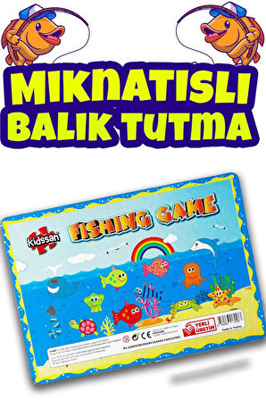 Kidsan Mıknatıslı Balık Tutma Puzzle  Oyunu