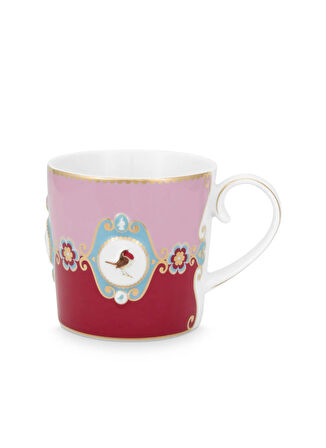 Pip Studio Porselen Kırmızı Kupa LOVEBİRDSKIRMIZIPEMBEMDLYNKÜÇÜKMUG