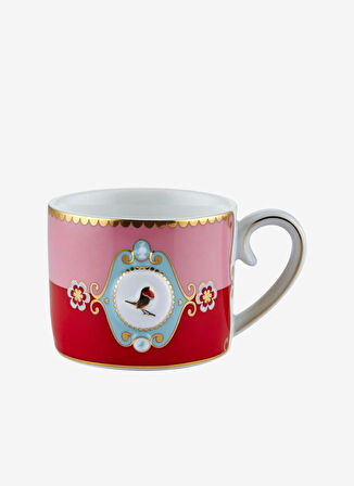 Pip Studio Kırmızı Kahve Fincan veTabak LOVEBİRDSKIRMIZIMDLYNKUŞKAHVEFİNCAN