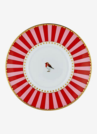 Pip Studio Kırmızı Kahve Fincan veTabak LOVEBİRDSKIRMIZIMDLYNKUŞKAHVEFİNCAN