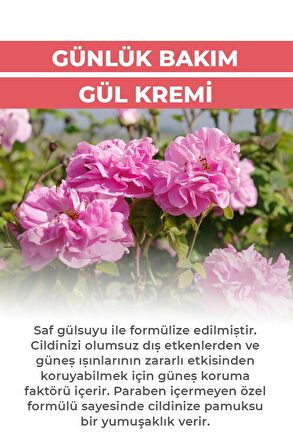 Nemlendirici ve Onarıcı Gündüz Gül Kremi -  SPF20 Koruma 45 Ml