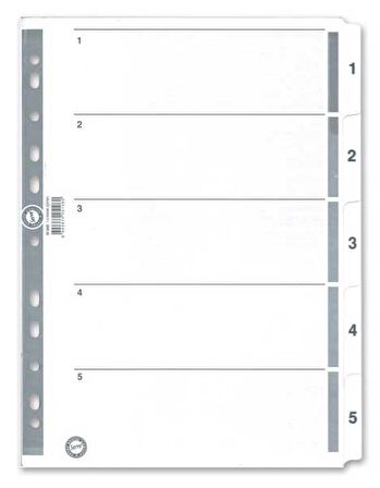 SERVE SEPARATÖR 1-5 RAKAM SV-5323