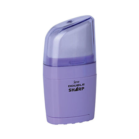 Serve Double Sharp Silgili Kalemtıraş Mor