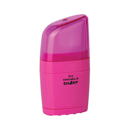 Serve Double Sharp Silgili Kalemtıraş Pembe 
