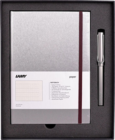 LAMY SERT KAPAK A5 MOR VE GRİ ALSTAR ROLLER SET