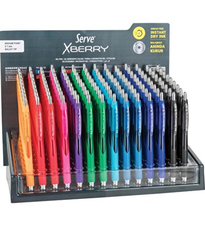 Serve Jel Kalem Xberry 0.7 Mm Stant 126 Lı