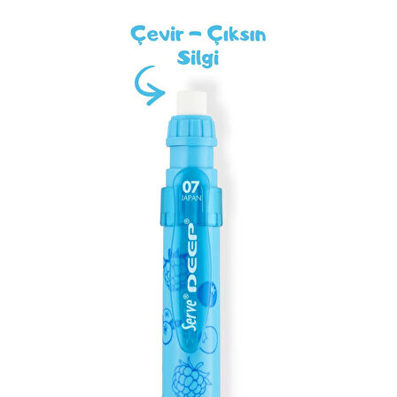 Serve Deep Mekanik Versatil Kalem Meyve Temalı 0.7