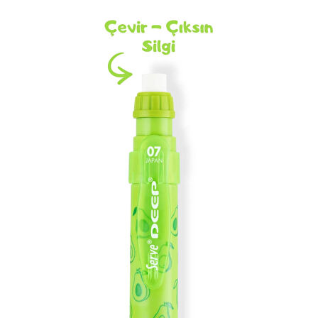 Serve Deep Mekanik Versatil Kalem Meyve Temalı 0.7