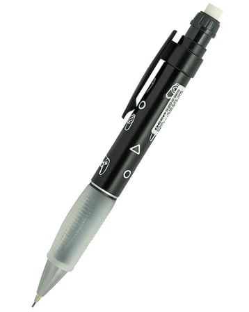 Serve Deep Versatil Kalem 0.7 mm Metalik Mr. Black Oyun Desenli SVDEEP07DMSYH