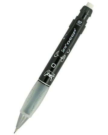 Serve Deep Versatil Kalem 0.7 mm Metalik Mr. Black Oyun Desenli SVDEEP07DMSYH