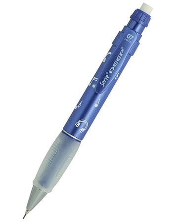 Serve Deep Versatil Kalem 0.7 mm Metalik Crystal Violet Müzik Desenli SVDEEP07DMVLT