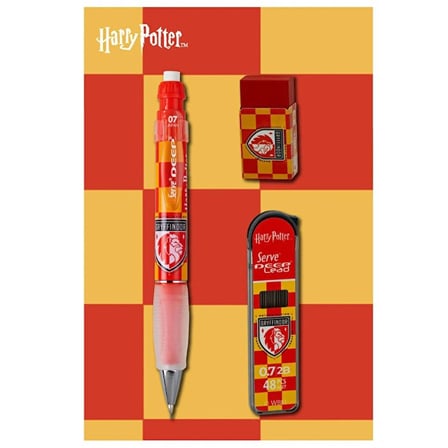Serve Harry Potter 3'lü Set Gryffindor Damalı 0.7 mm