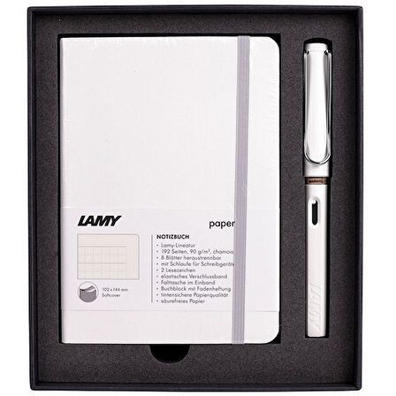 LAMY A6 YUMUŞAK KAPAK DEFTER VE DOLMA KALEM SETİ (BEYAZ)