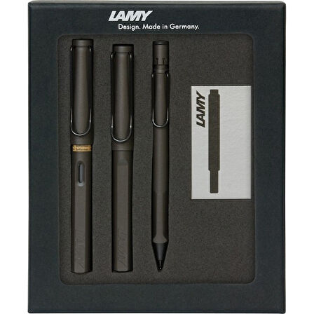 LAMY SAFARİ ÜÇLÜ KALEM SETI DRV (MAT SİYAH)