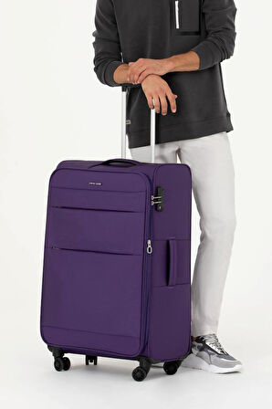 PIERRE CARDIN 04PC4200-01-MR MOR UNISEX BÜYÜK BOY BAVUL