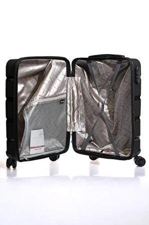Pierre Cardin 04PC6900-03-S Siyah Unisex Kabin Boy Bavul