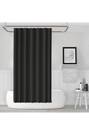 Banyo Perdesi - Tek Kanat Duş Perdesi, Polyester Kumaş Duşakabin Perdesi 180x200 Cm Küvet Perdesi