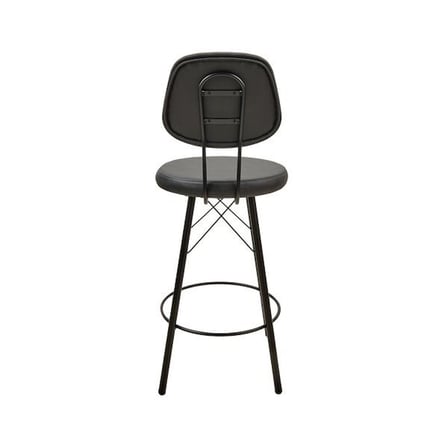 Just Home Soho Metal Bar Taburesi - Siyah - 102,5x38x38 cm