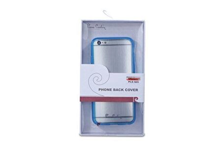Pierre Cardin iPhone 6 ile Uyumlu Silikon Arka Koruma Paneli Mavi PCZ-S05