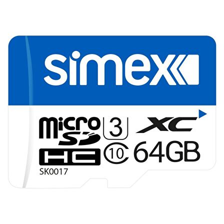 Simex Hafiza Karti SH-101 Data Safety Micro SD    64GB