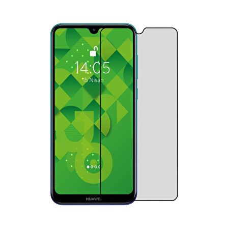 JOPUS Huawei Y7 2019 Cam Ekran Koruyucu CEK-126 Privacy  Siyah