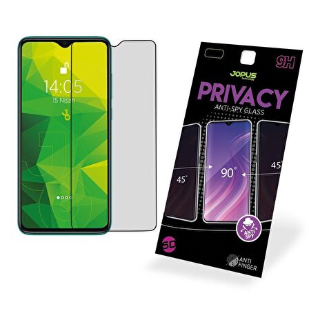 Jopus Xiaomi Redmi Note8 Pro Cam Ekran Koruyucu CEK-126 Privacy  Siyah