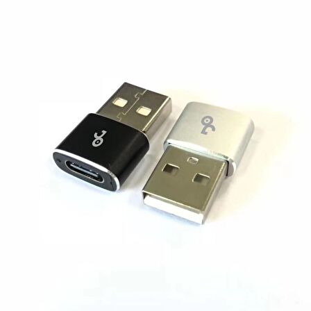 JOPUS   Usb To Type C Adapter  Sarj Çevirici Aparat JO-TY04 Gri