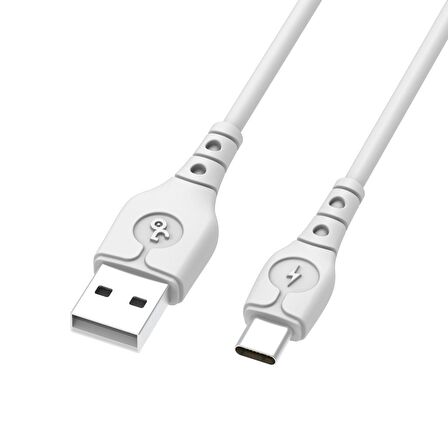 Jopus Universal Type C JO-DK9 J-WELL 1mt Data Kablosu Beyaz