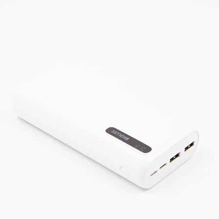 Simex Power Bank S-28 Ware 20000mAh  Beyaz