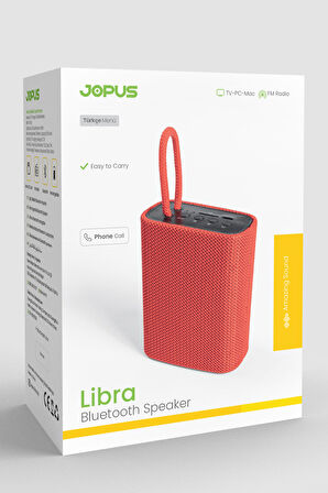 Jopus Libra  Radyolu Bluetooth Hoparlör