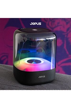 Jopus Castor Bluetooth Hoparlör Cam RGB Aydınlatmalı / SD Card / USB Drive / 3.5mm Aux / FM