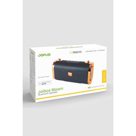 Jopus Bloom Taşınabilir Bluetooth Hoparlör Çift Hoparlör Bağlantısı BT 5.0
