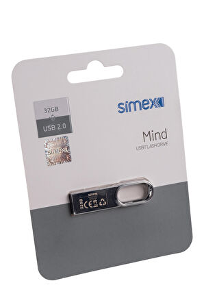 Simex SU-108 Mind 2.0  Metal  32GB USB Bellek